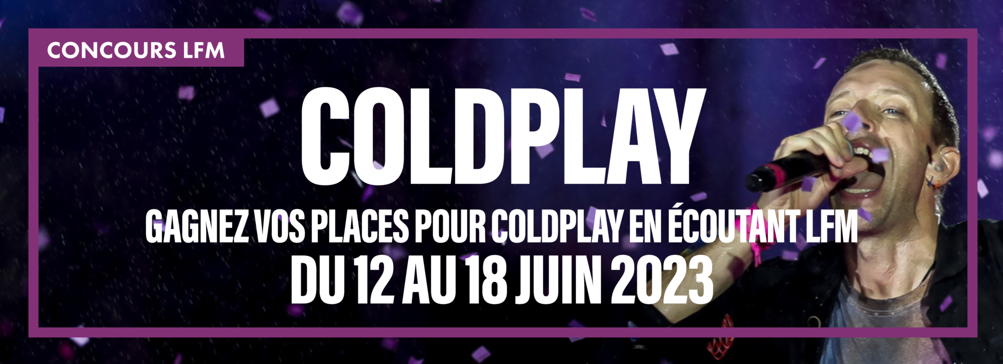 Gagnez vos places pour le concert de Coldplay à Zurich ! LFM