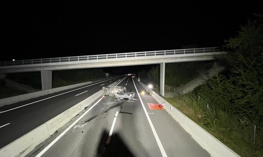 Une automobiliste de 35 ans perd la vie sur l&rsquo;A9 vers Chamoson (VS)