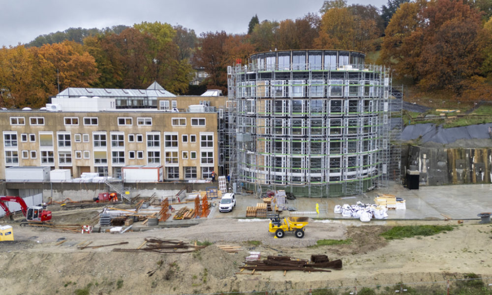 Tribunal cantonal: le chantier de l'extension se dévoile Tribunal cantonal: le chantier de l'extension se dévoile