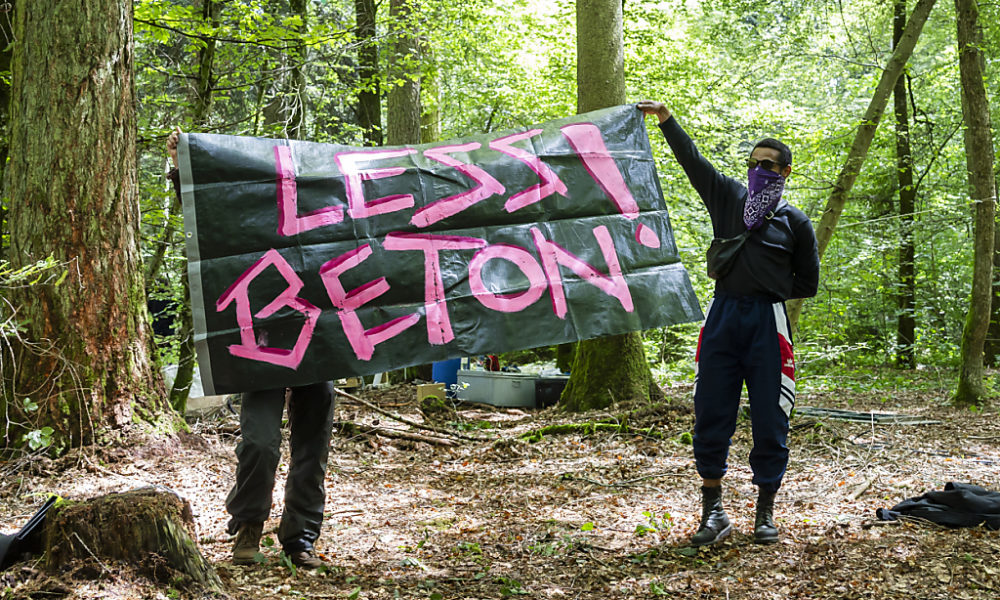 Bois de Ballens: les activistes ont quitté les lieux Bois de Ballens: les activistes ont quitté les lieux