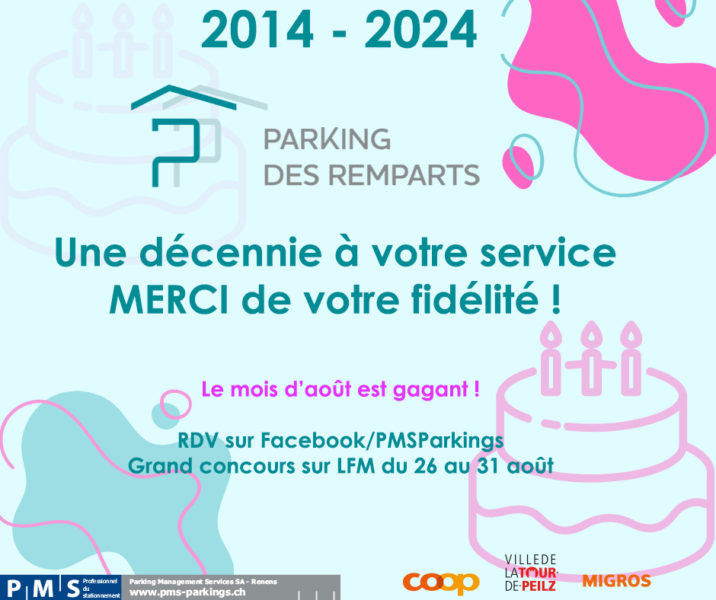 10 ans Parking des Remparts