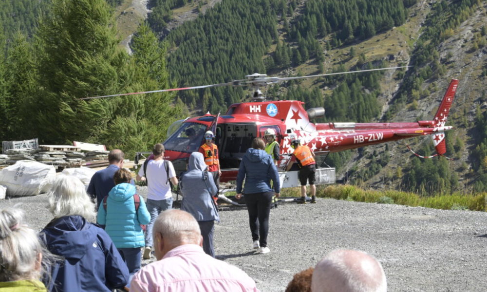 Les travaux de dynamitage dans la vallée de Saas sont terminés Les travaux de dynamitage dans la vallée de Saas sont terminés
