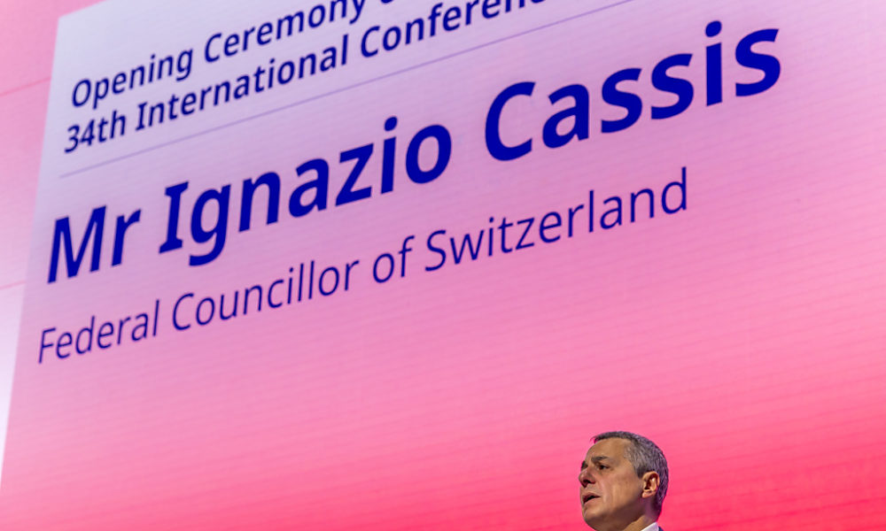 Ignazio Cassis appelle les Etats à « donner l’exemple » sur le DIH Ignazio Cassis appelle les Etats à « donner l’exemple » sur le DIH