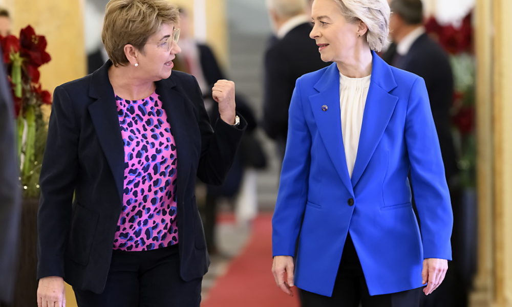 Amherd et von der Leyen saluent la fin des négociations Suisse – UE Amherd et von der Leyen saluent la fin des négociations Suisse – UE