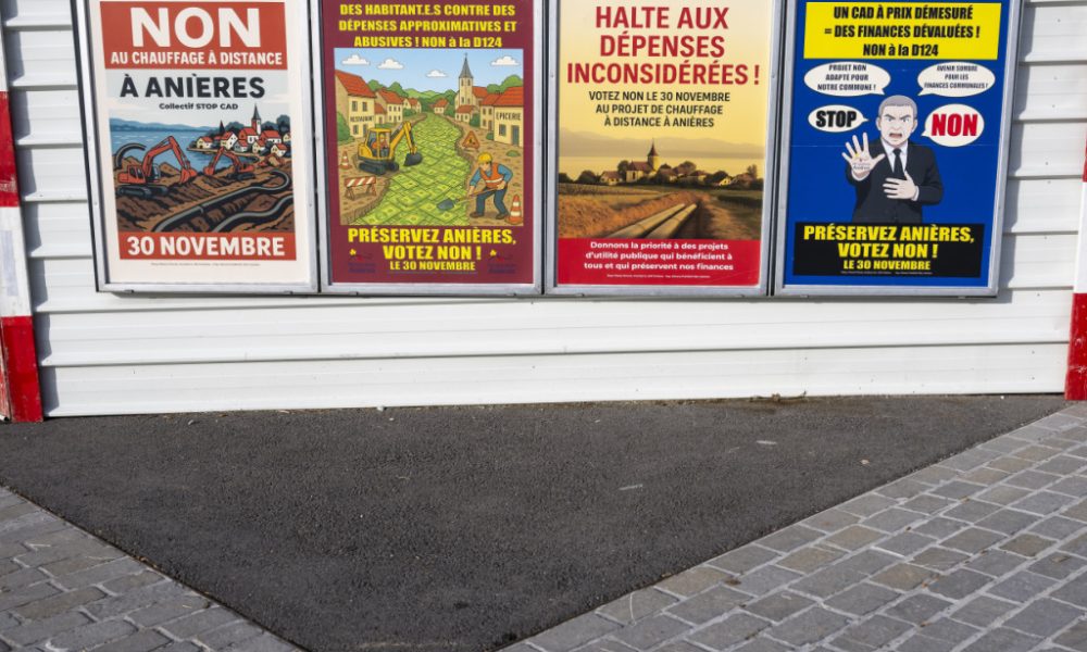 Anières refuse très largement un réseau de chauffage à distance